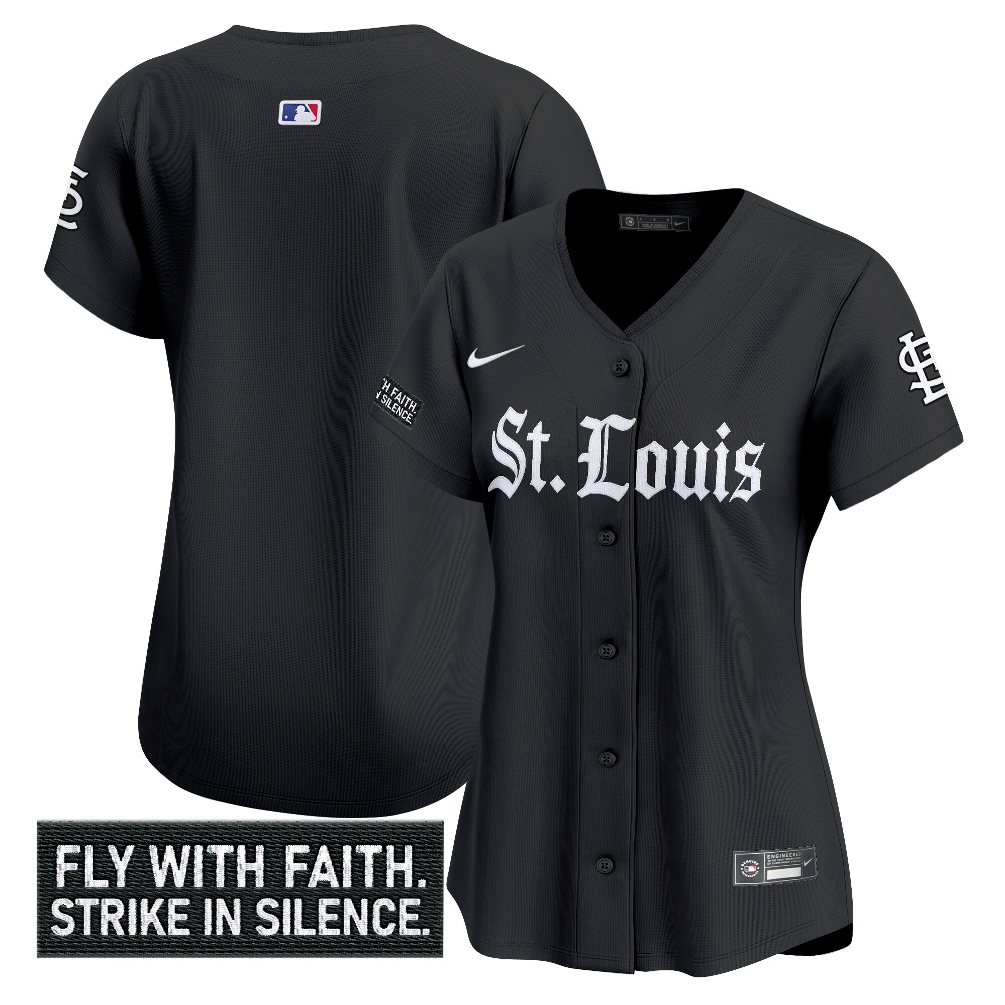 Women's St. Louis Cardinals 'Gothic Legacy Edition' Vapor Premier Limited Jersey - All Stitched