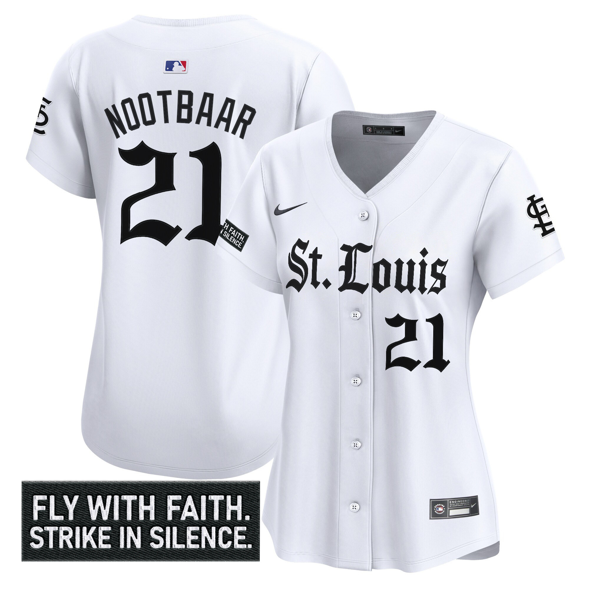 Women's St. Louis Cardinals 'Gothic Legacy Edition' Vapor Premier Limited Jersey - All Stitched