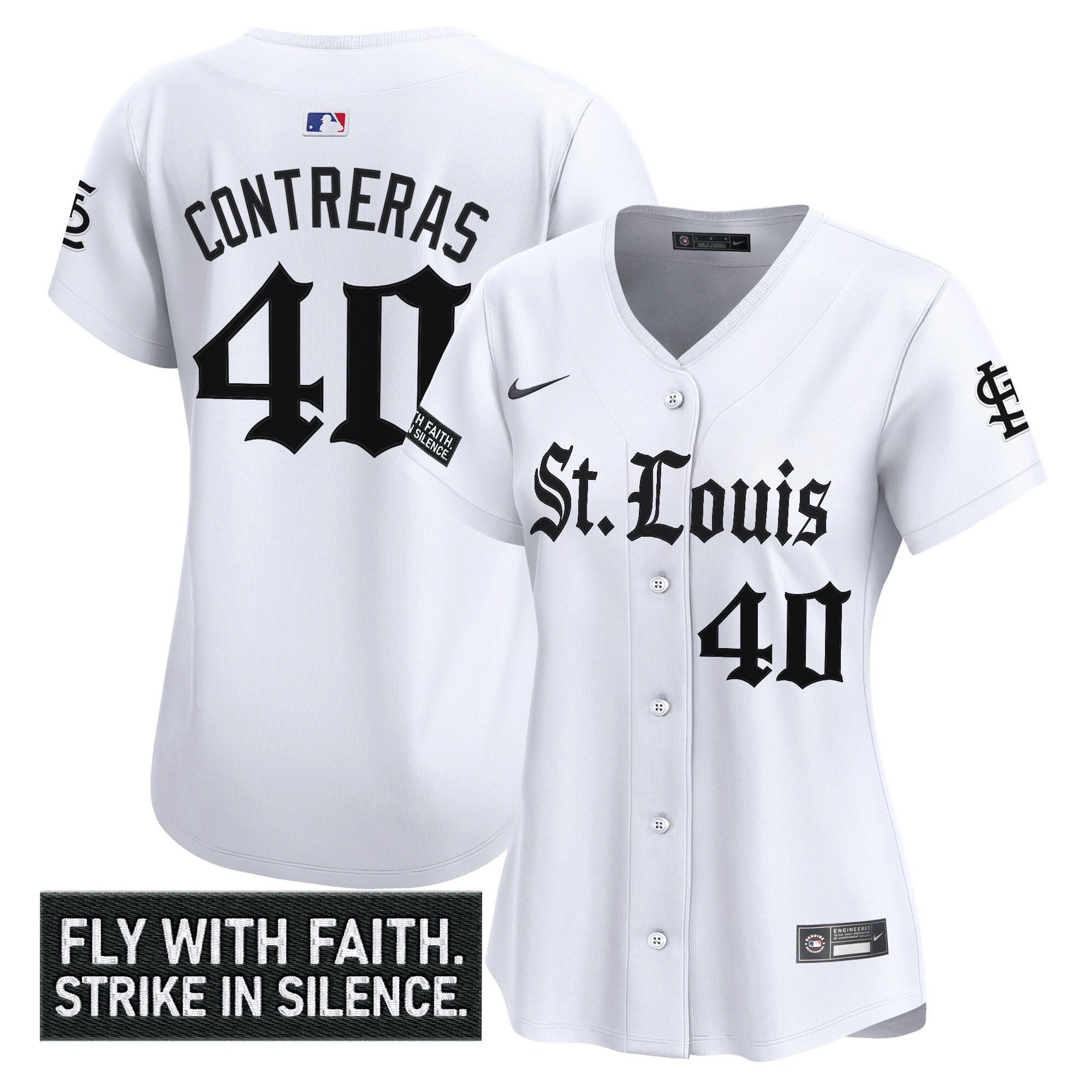 Women's St. Louis Cardinals 'Gothic Legacy Edition' Vapor Premier Limited Jersey - All Stitched