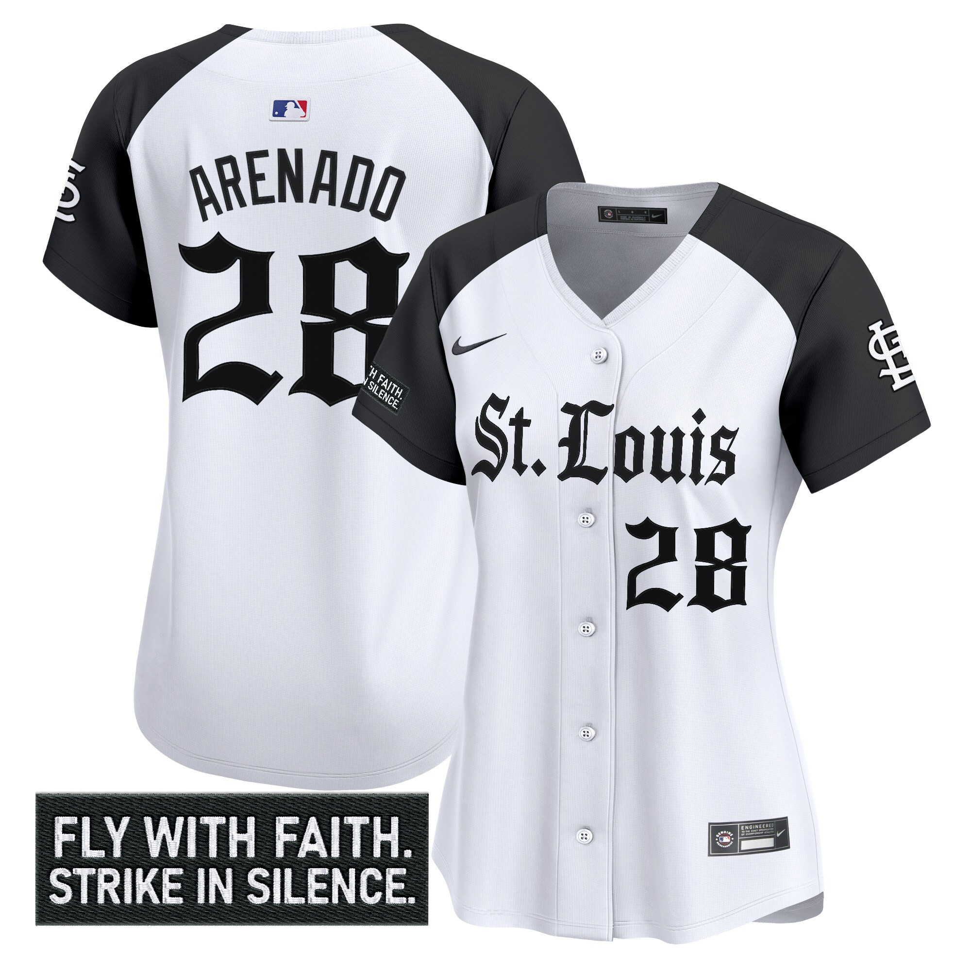 Women's St. Louis Cardinals 'Gothic Legacy Edition' Vapor Premier Limited Jersey - All Stitched