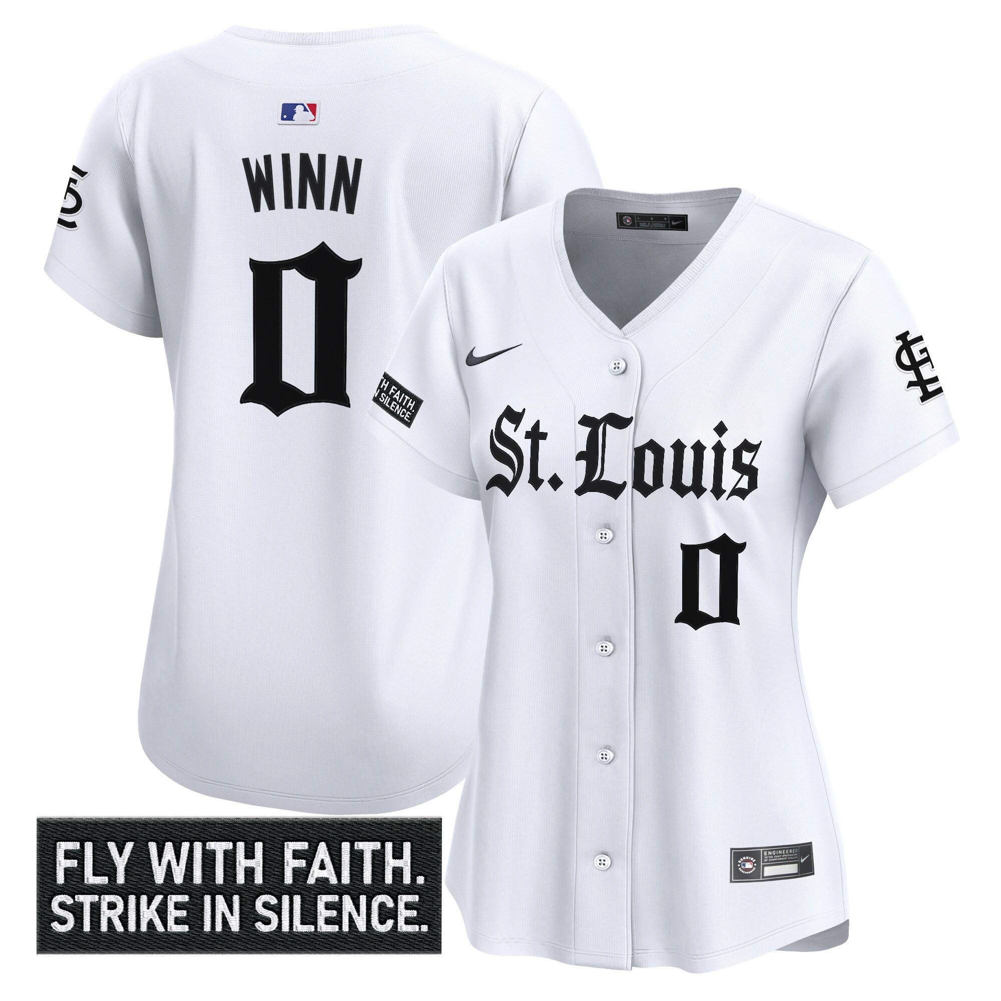 Women's St. Louis Cardinals 'Gothic Legacy Edition' Vapor Premier Limited Jersey - All Stitched