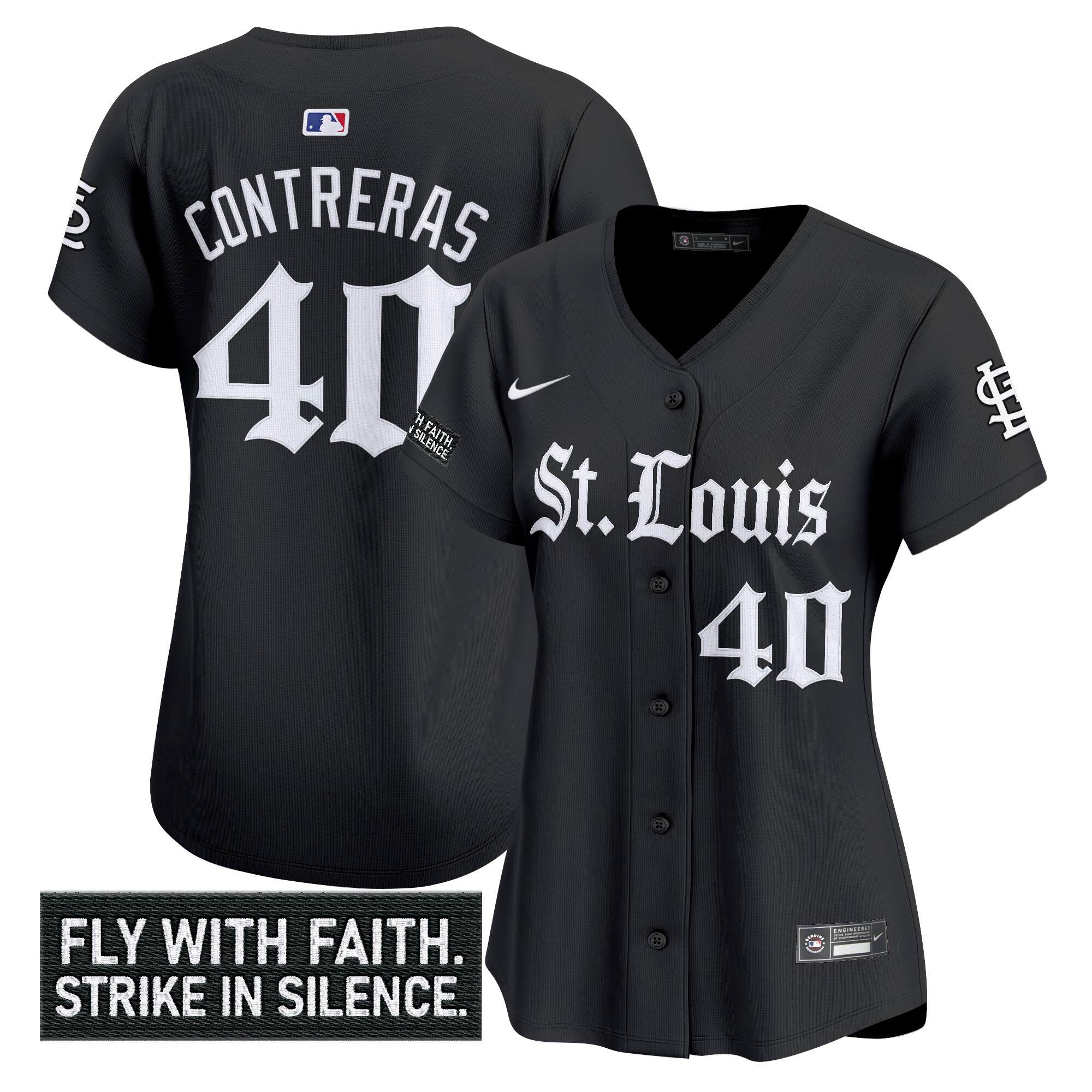 Women's St. Louis Cardinals 'Gothic Legacy Edition' Vapor Premier Limited Jersey - All Stitched