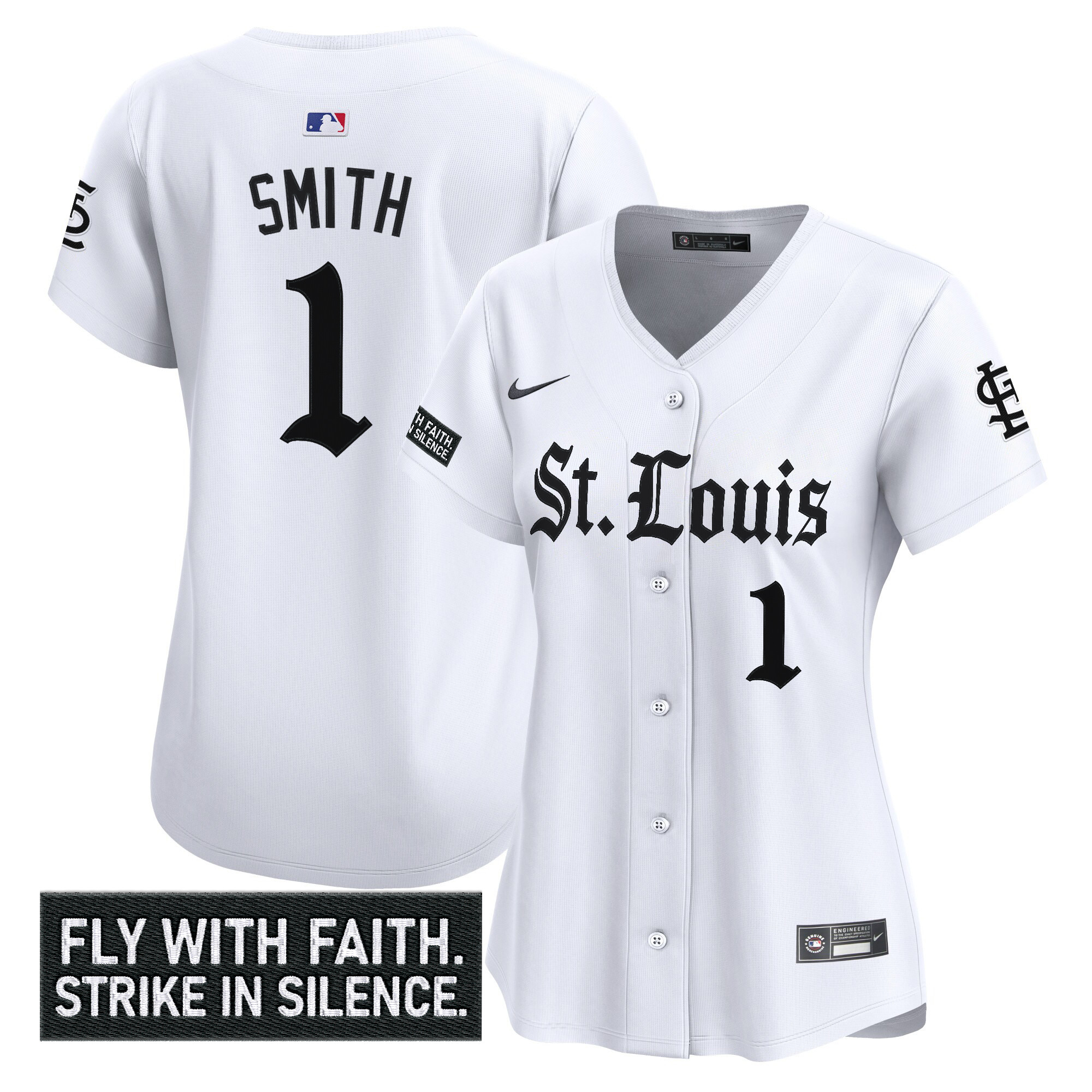 Women's St. Louis Cardinals 'Gothic Legacy Edition' Vapor Premier Limited Jersey - All Stitched