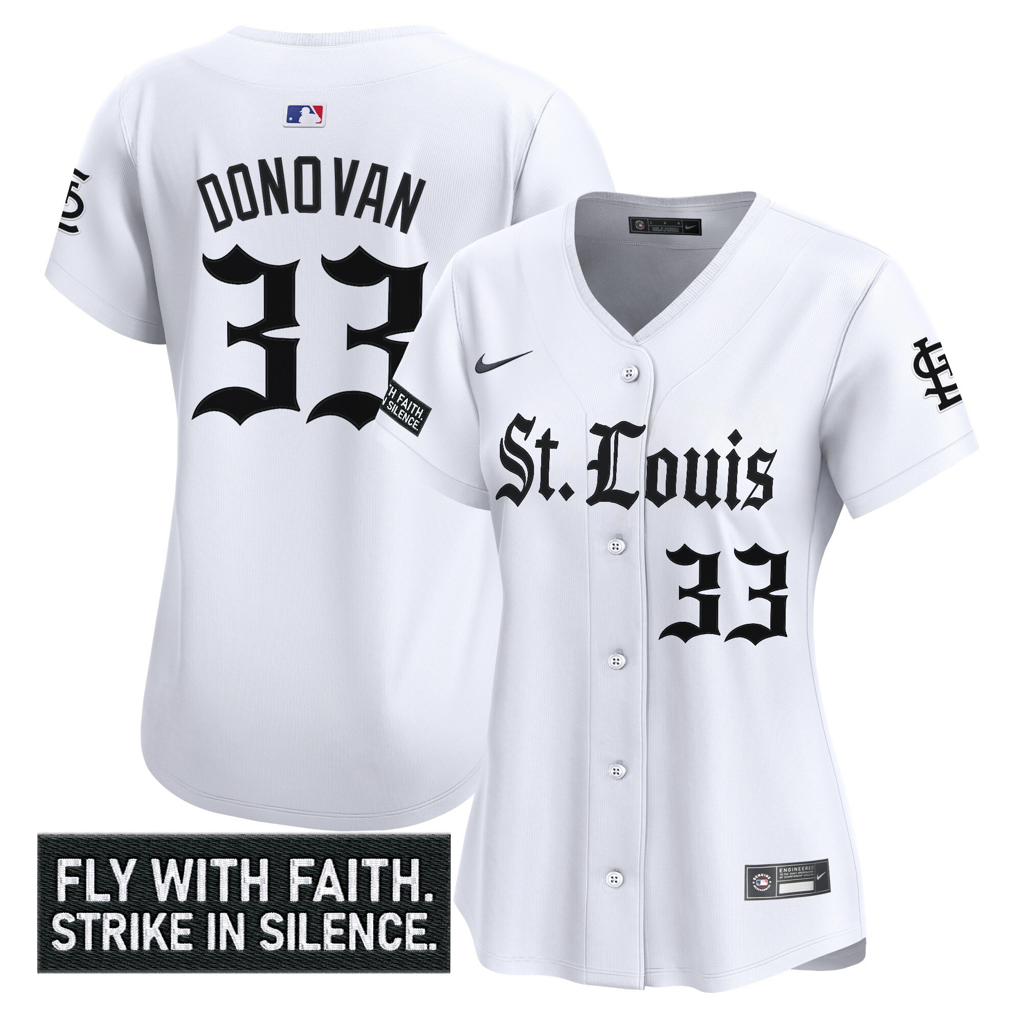 Women's St. Louis Cardinals 'Gothic Legacy Edition' Vapor Premier Limited Jersey - All Stitched