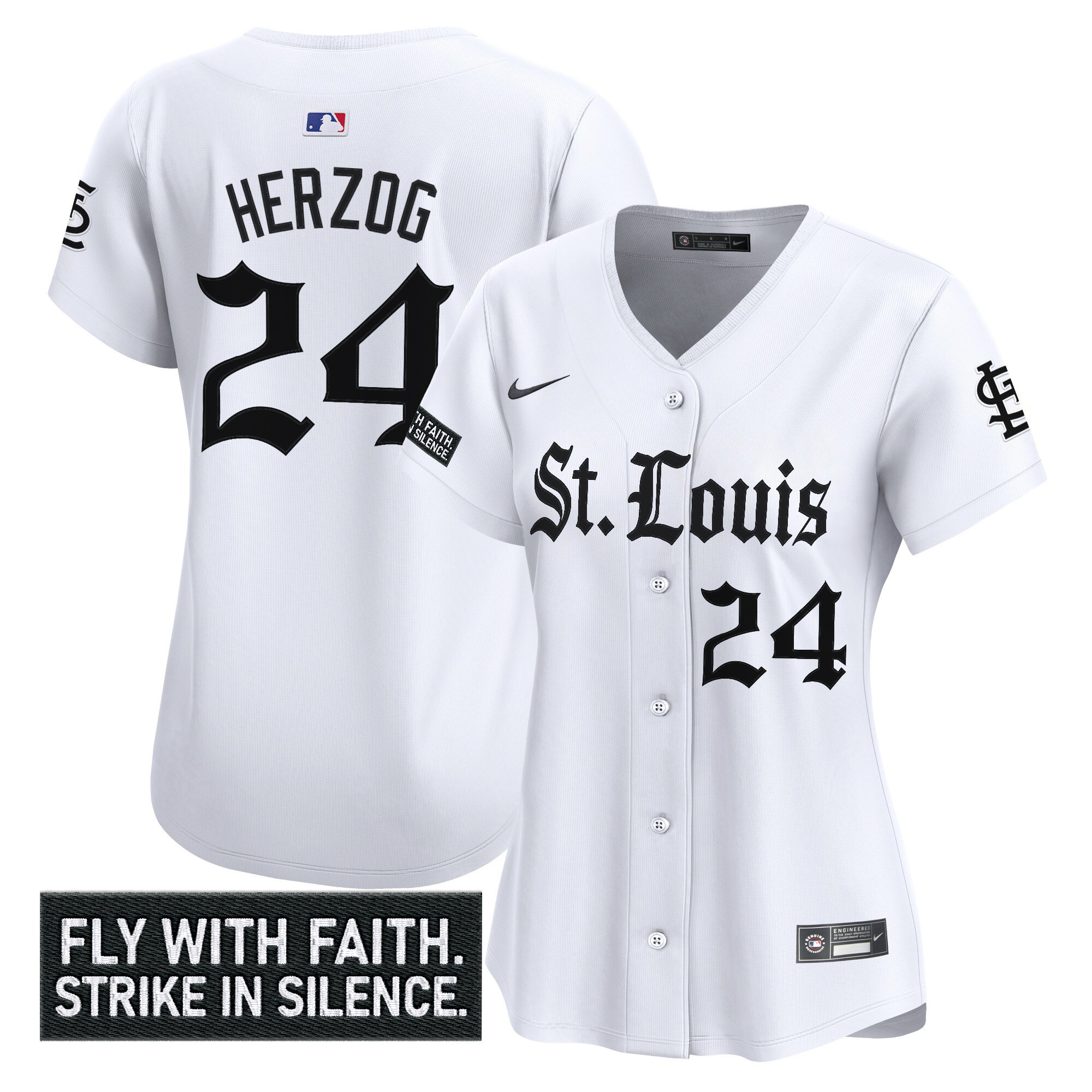 Women's St. Louis Cardinals 'Gothic Legacy Edition' Vapor Premier Limited Jersey - All Stitched