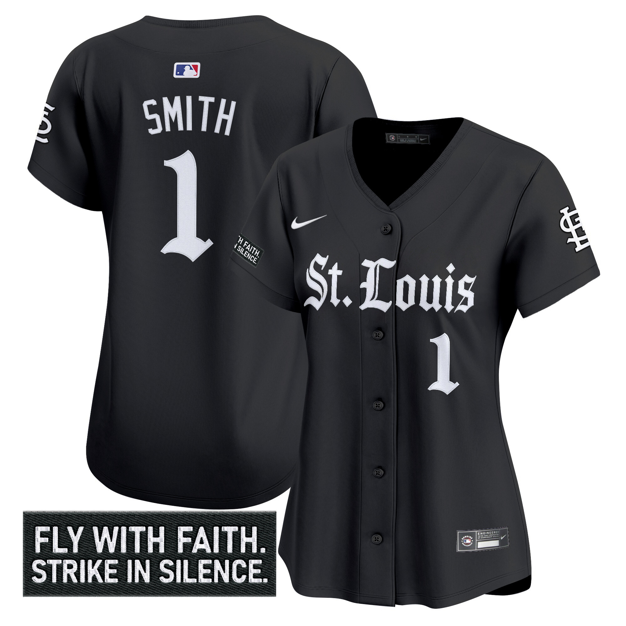 Women's St. Louis Cardinals 'Gothic Legacy Edition' Vapor Premier Limited Jersey - All Stitched