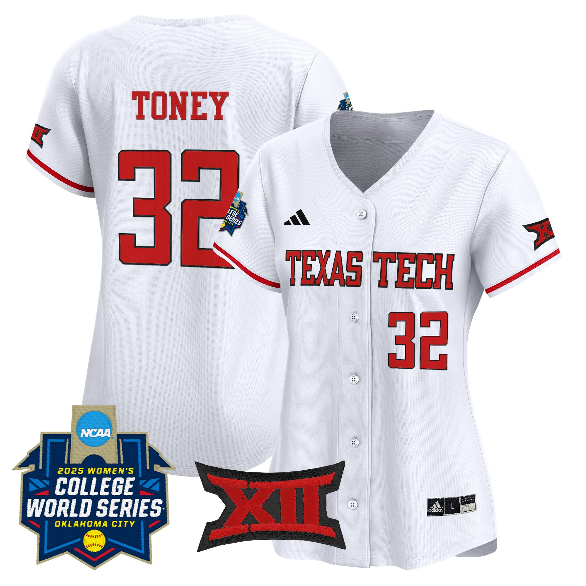 Women's Texas Tech Red Raiders Softball 2025 World Series (WCWS) Vapor Premier Limited Jersey - All Stitched
