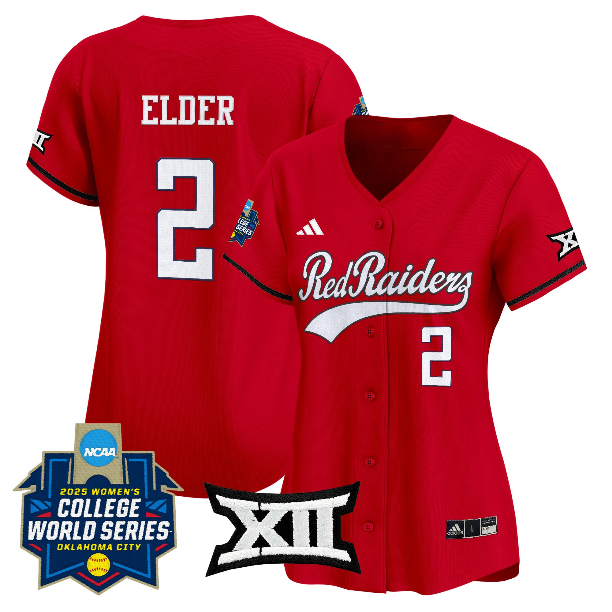 Women's Texas Tech Red Raiders Softball 2025 World Series (WCWS) Vapor Premier Limited Jersey - All Stitched