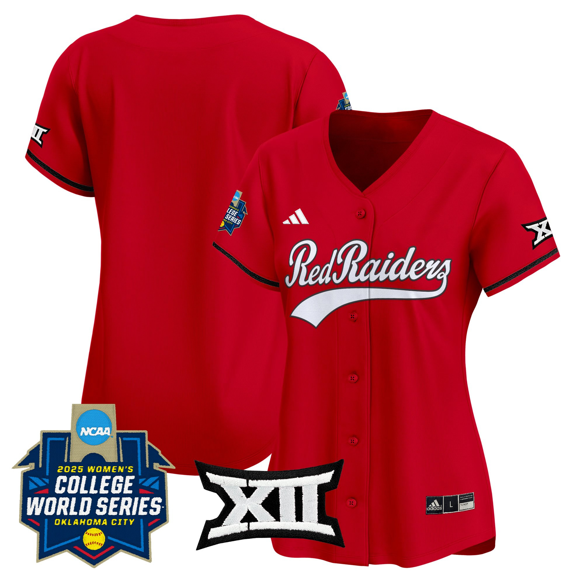 Women's Texas Tech Red Raiders Softball 2025 World Series (WCWS) Vapor Premier Limited Jersey - All Stitched