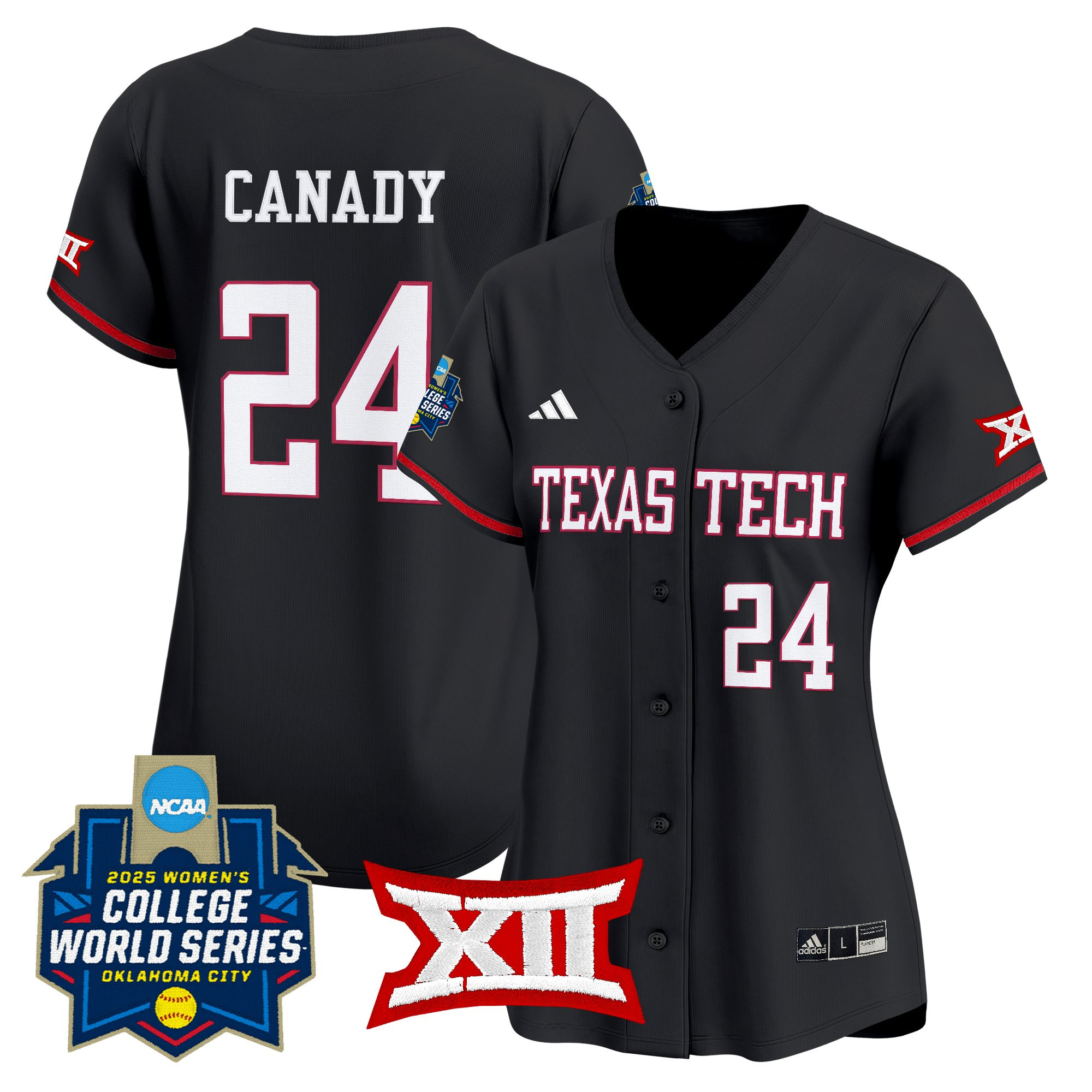 Women's Texas Tech Red Raiders Softball 2025 World Series (WCWS) Vapor Premier Limited Jersey - All Stitched