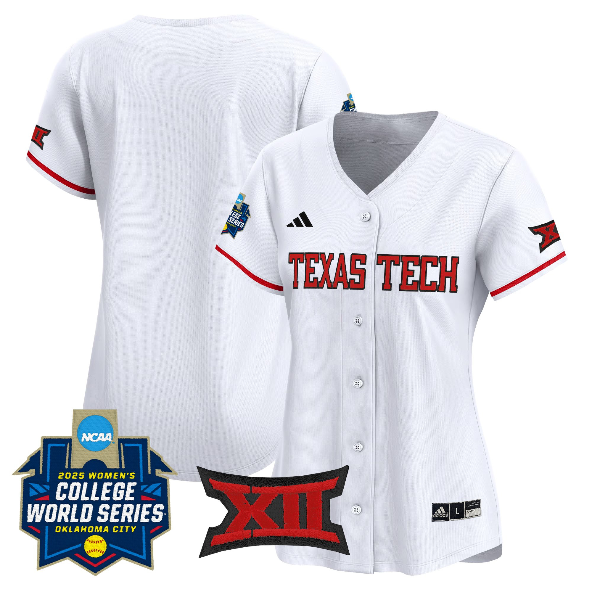 Women's Texas Tech Red Raiders Softball 2025 World Series (WCWS) Vapor Premier Limited Jersey - All Stitched