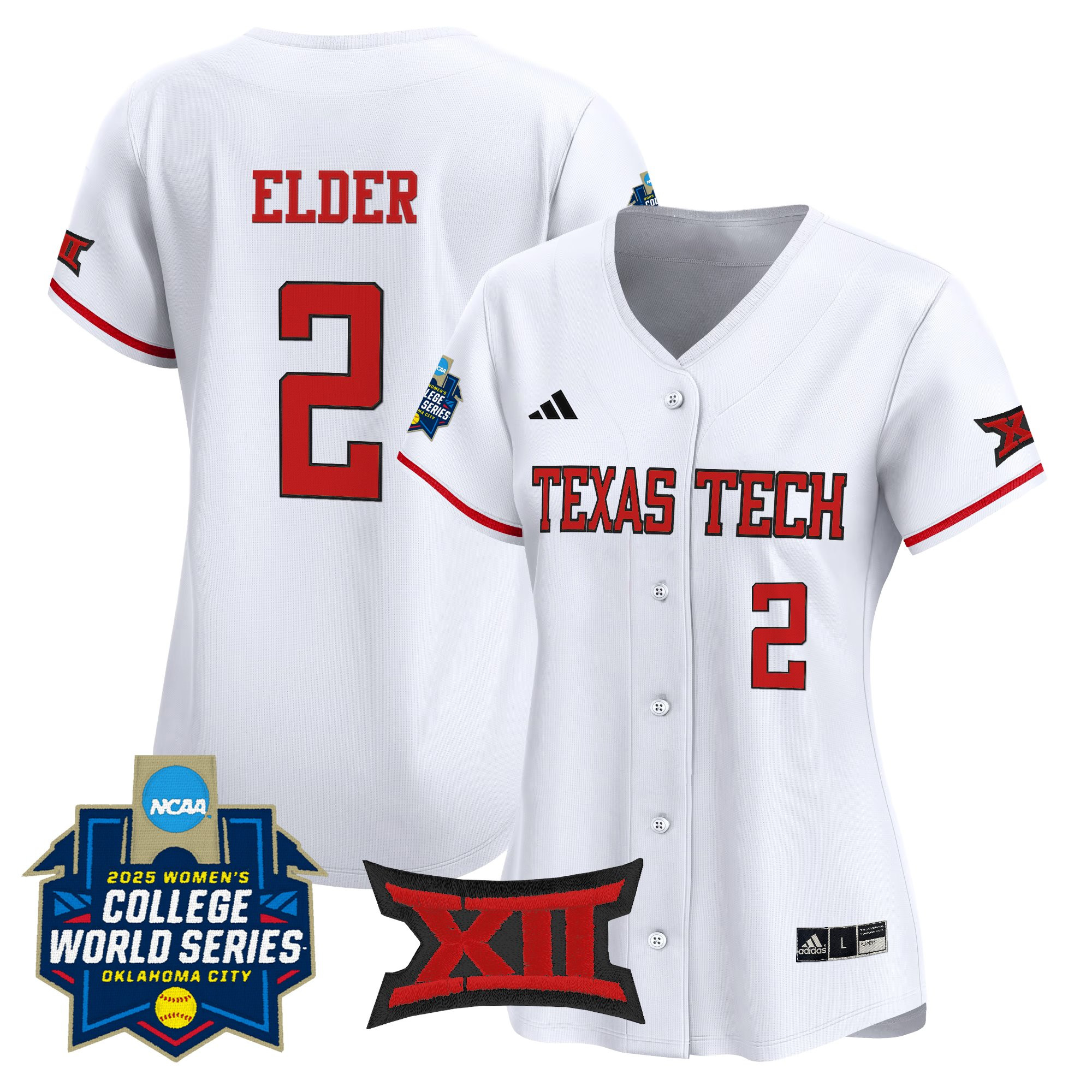 Women's Texas Tech Red Raiders Softball 2025 World Series (WCWS) Vapor Premier Limited Jersey - All Stitched
