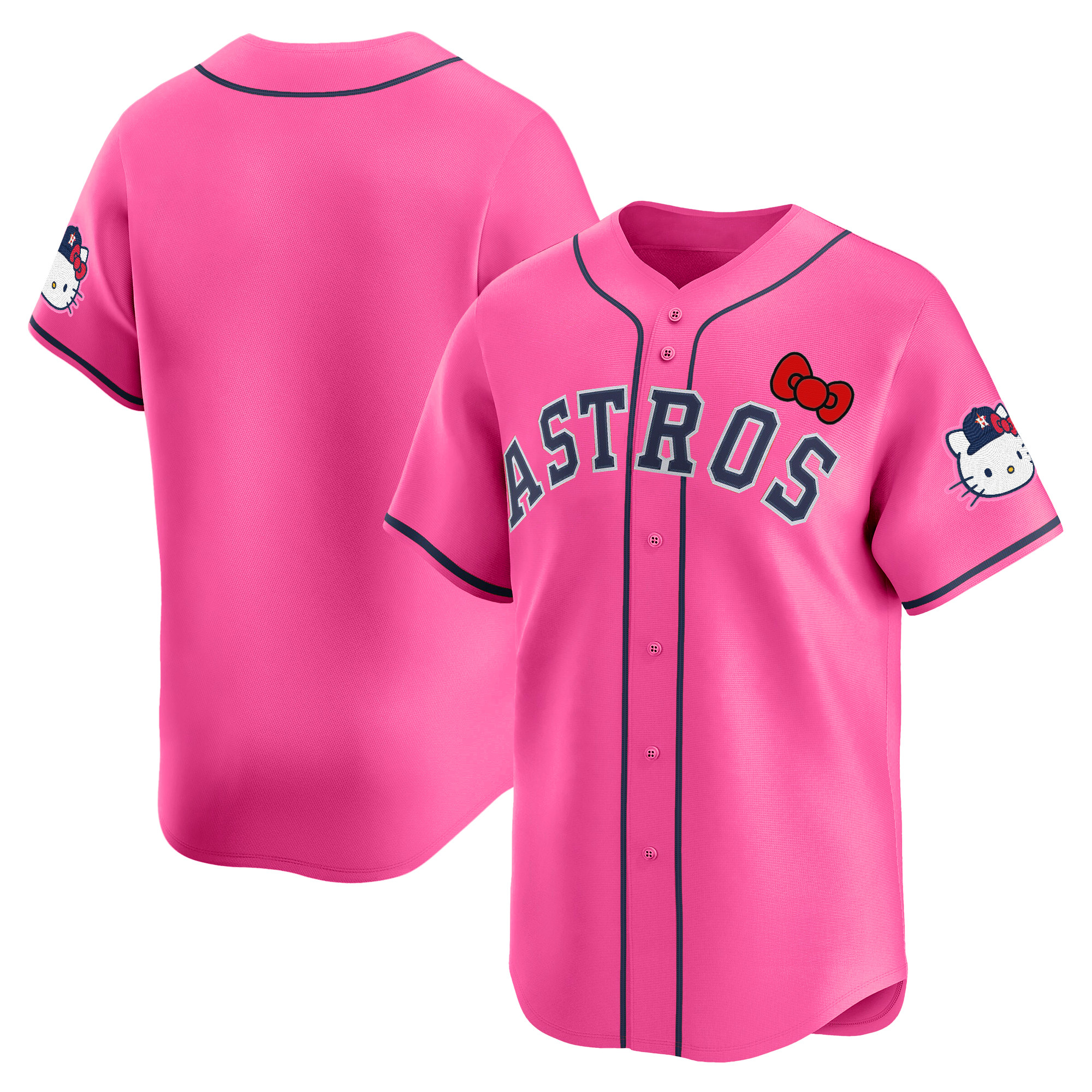 Youth's Houston Astros Hello Kitty Vapor Premier Limited Jersey V2 - All Stitched