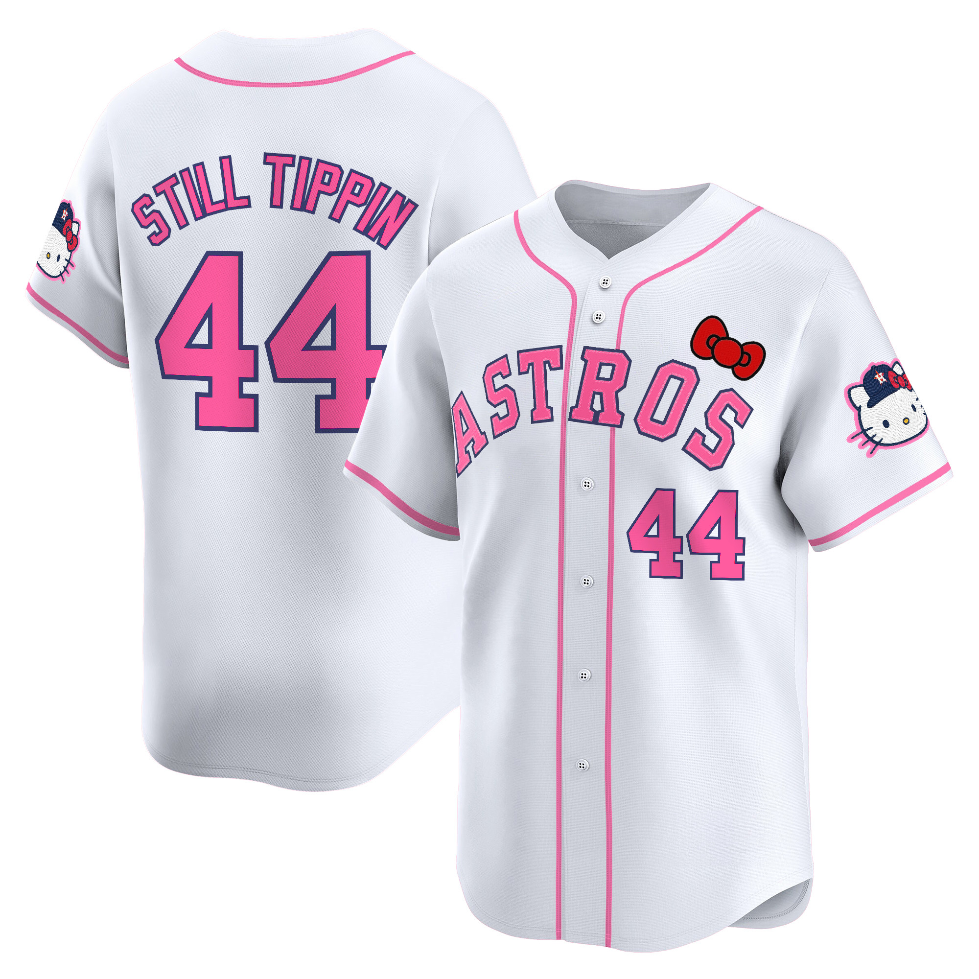 Youth's Houston Astros Hello Kitty Vapor Premier Limited Jersey V2 - All Stitched