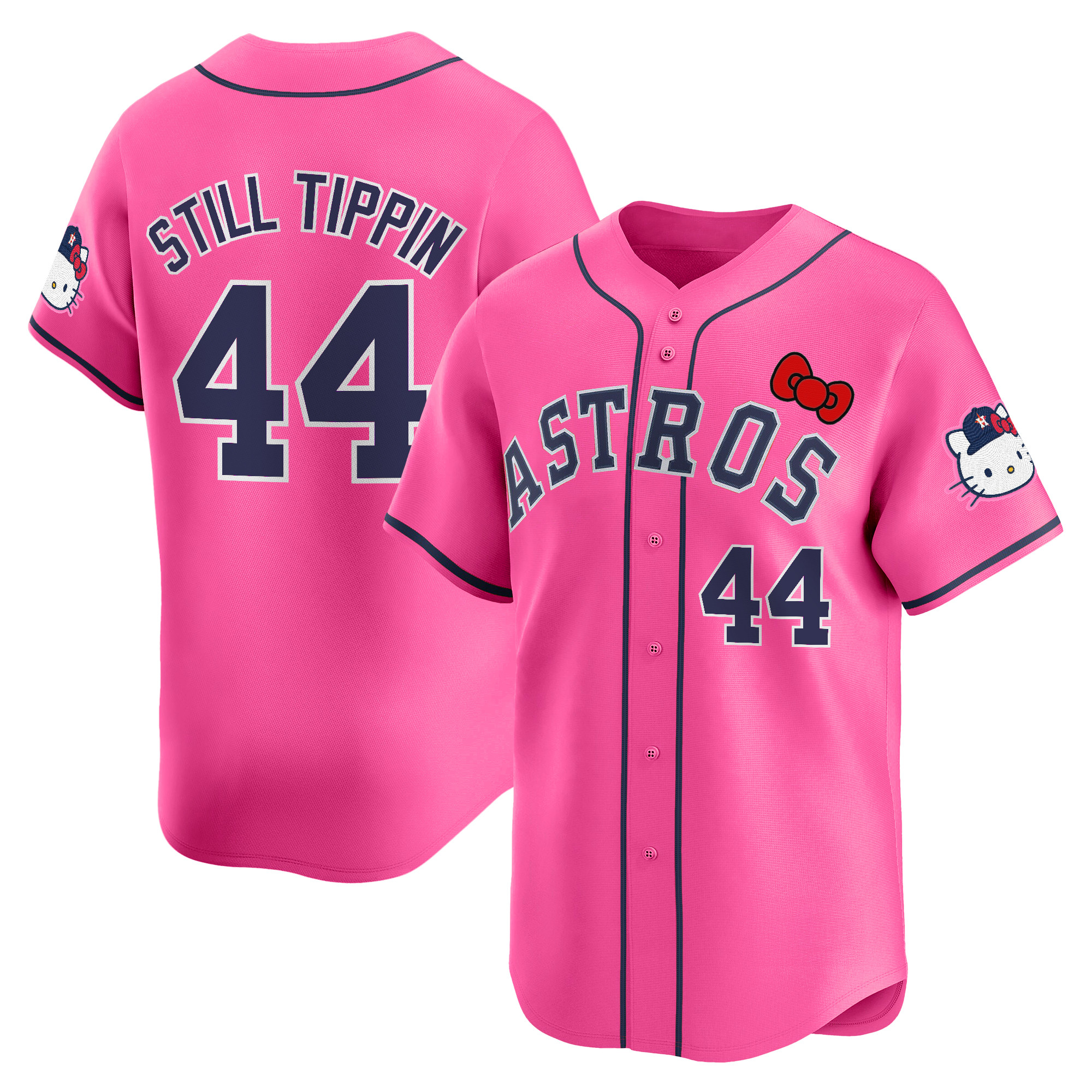 Youth's Houston Astros Hello Kitty Vapor Premier Limited Jersey V2 - All Stitched