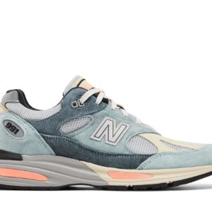 New Balance 991v2 Made In England 'Silver Blue Turbulence' U991SG2