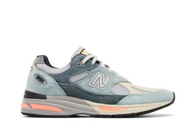 New Balance 991v2 Made In England 'Silver Blue Turbulence' U991SG2