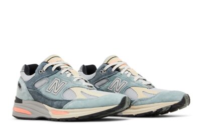 New Balance 991v2 Made In England 'Silver Blue Turbulence' U991SG2