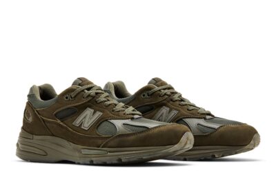 New Balance Stone Island x 991v2 Made in England 'Ghost Pack - Military Green' U991SC2