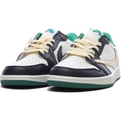 Air Jordan Travis Scott x Fragment Design x 1 Low 'White Green Black' DM7866-128