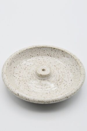 Speckled Serenity Ceramic Incense Burner for Tranquil Ambiance