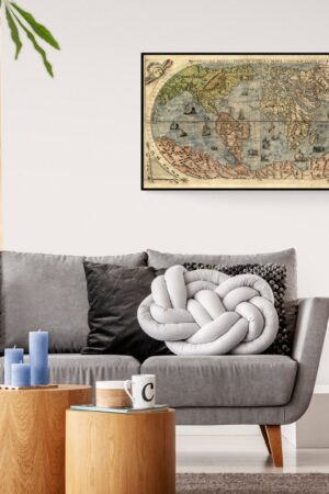 1565 Known World Map by Gastaldi Bertelli A Vintage Masterpiece for Your Home or Office