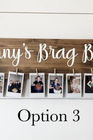 Personalized Brag Board Capture Cherished Memories for Grandparents and Moms