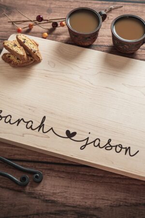 Personalized Cutting Board A Cherished Gift for Weddings, Anniversaries, and Special Occasions