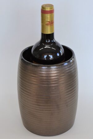 Personalized Bronze Pottery Wine Chiller A Timeless Anniversary Gift