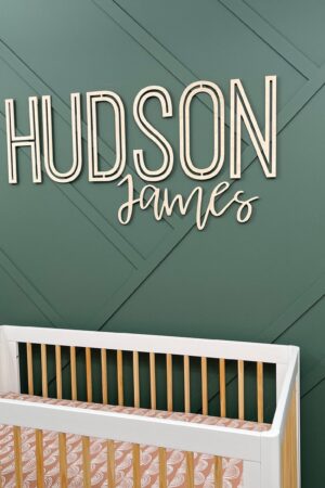 Personalized Wooden Name Sign A Timeless Treasure for Your Nursery