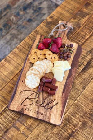 Personalized Live Edge Cutting Board The Perfect Gift for Any Occasion