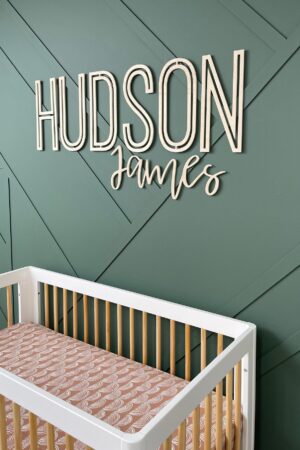 Personalized Wooden Name Sign A Timeless Treasure for Your Nursery