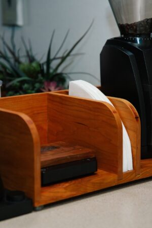 Artisan-Crafted Pour-Over Coffee Caddy Elevate Your Home Brewing Experience