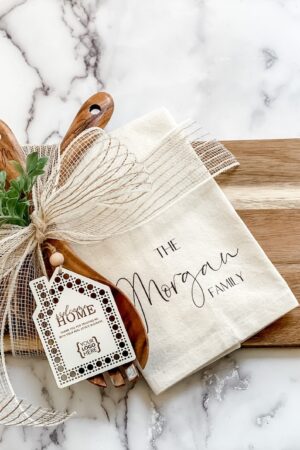 Personalized Housewarming Gift Basket Celebrate New Beginnings with a Custom Engraved Cheese Board