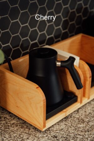 Artisan-Crafted Pour-Over Coffee Caddy Elevate Your Home Brewing Experience