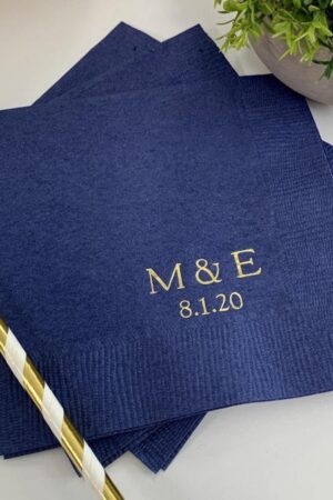 Personalized Napkins Elevate Your Celebrations with Custom Monograms and Designs