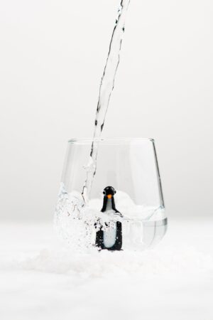 Captivating Penguin Drinking Glass A Quirky Animal Figure for Home D?cor and Gift-Giving