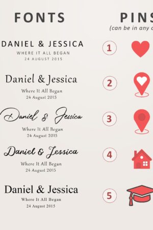 Personalized Map Our First Home | City Map Print | Anniversary or Wedding Gift | Digital Download