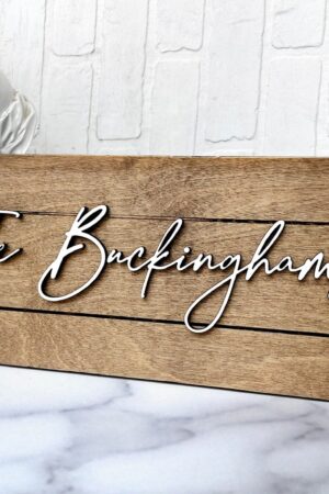 Personalized Family Name Established Sign A Timeless Keepsake for Cherished Memories