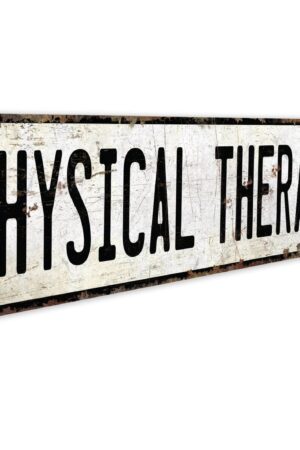 Vintage-Inspired Physical Therapist Sign Elevate Your Practice with Rustic Charm