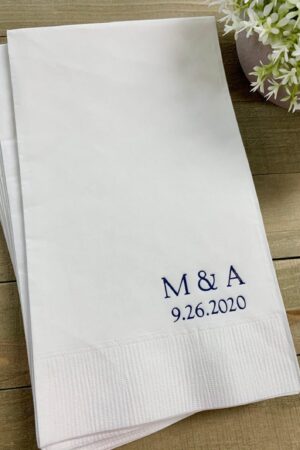 Personalized Napkins Elevate Your Celebrations with Custom Monograms and Designs