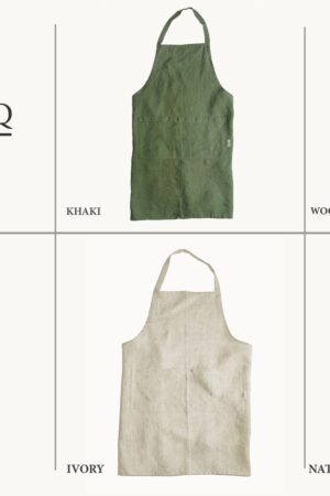 Premium Linen Apron Your Versatile Companion for Kitchen, Garden, and Workshop