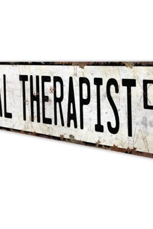 Vintage-Inspired Physical Therapist Sign Elevate Your Practice with Rustic Charm