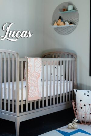 Personalized Wooden Name Sign Unique Nursery Decor for Your Little One's Special Space