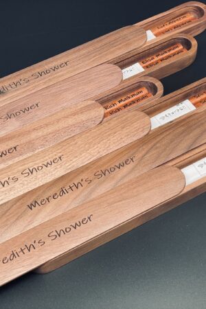 Personalized Walnut Chopsticks Unique Engraved Wedding Favors for Lasting Memories