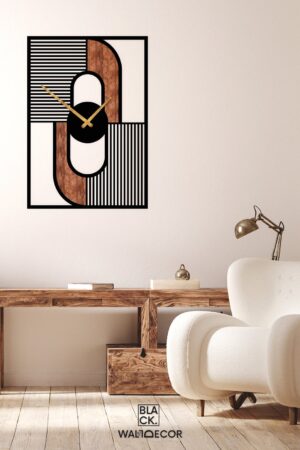 Timeless Elegance Abstract Wall Clock for Modern Spaces