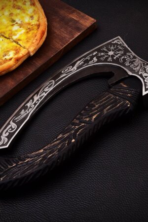 Viking Axe Pizza Cutter Conquer Your Pizza with Culinary Prowess