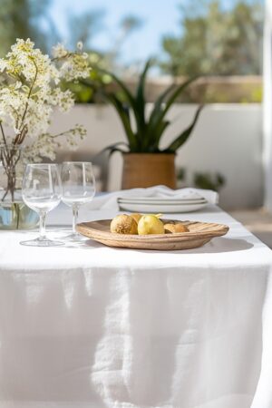 Linen Tablecloth 41 Colors | Natural Linen Rectangle Tablecloth | Handmade Tablecloth for Kitchen & Dining Room