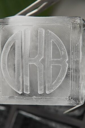 Personalized Monogrammed Whiskey Ice Tray Elevate Your Cocktail Experience