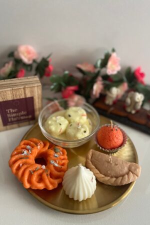 Diwali Delights Aromatic Candles with Enchanting Mithai Scents